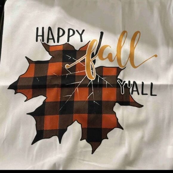 Happy Fall Y'All Maple Pillow Cover - Picture 4 of 4